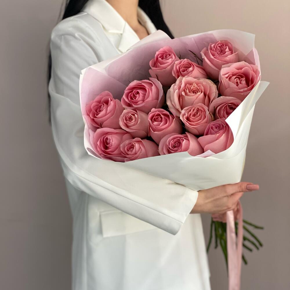 😍Букет из 15 розовых роз