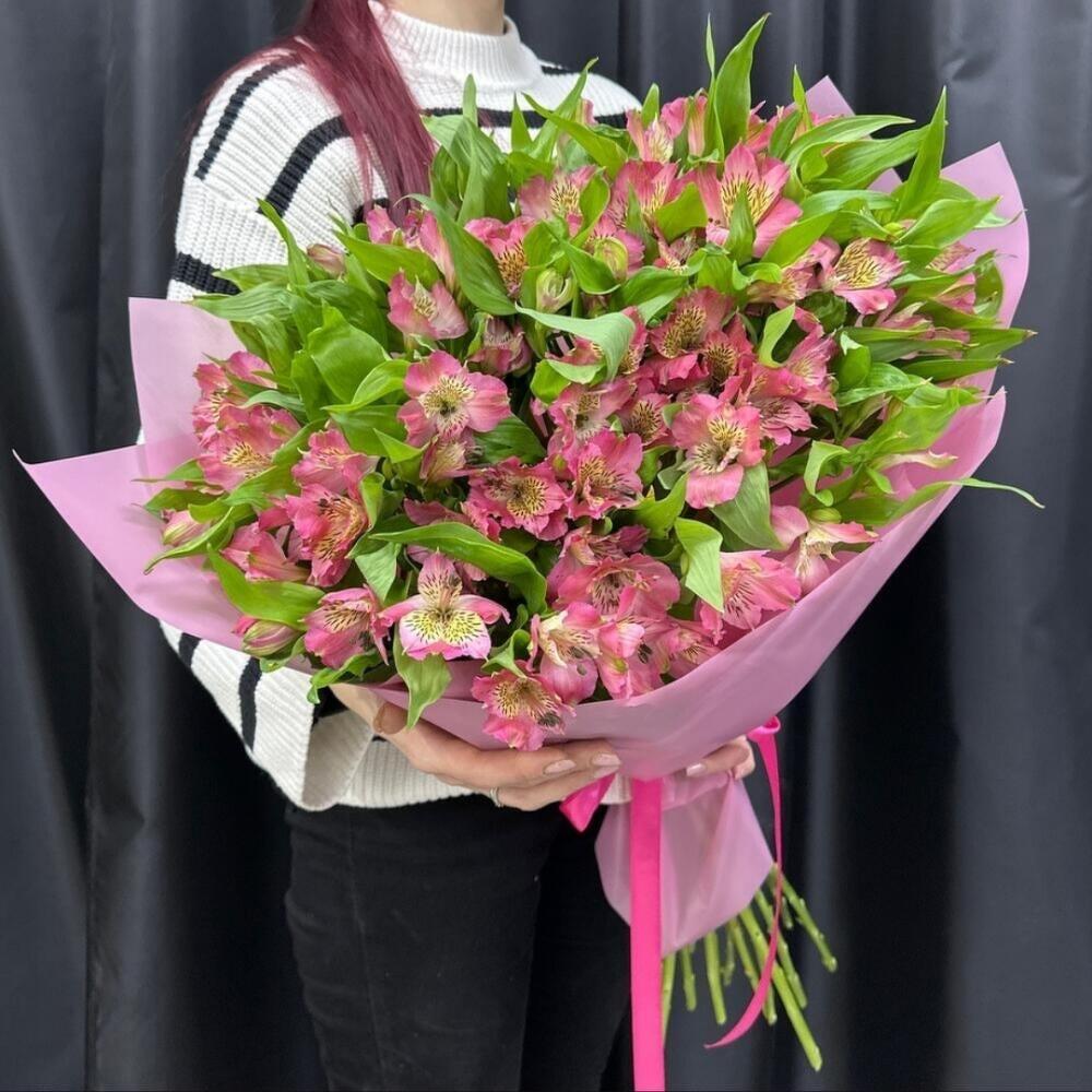 Волшебница 💖 большое стойкое моно из альстромерий