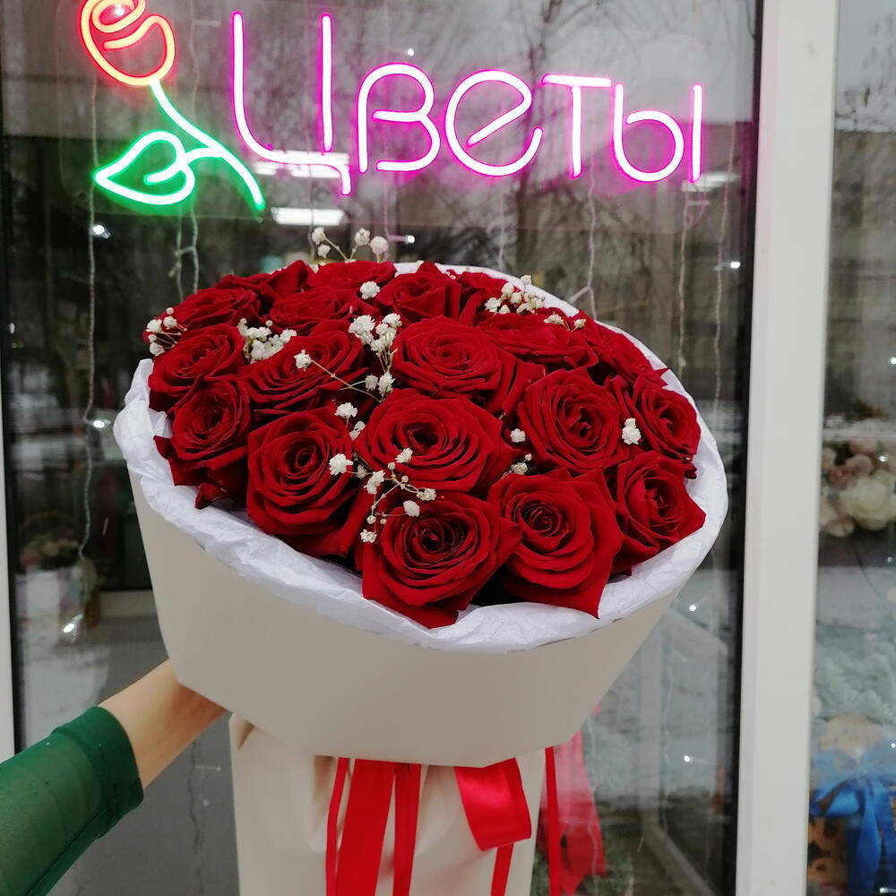 Букет из красных роз️️🎀