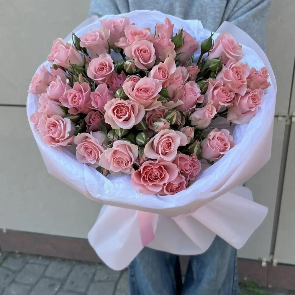 Букет из кустовых французских роз 🌹