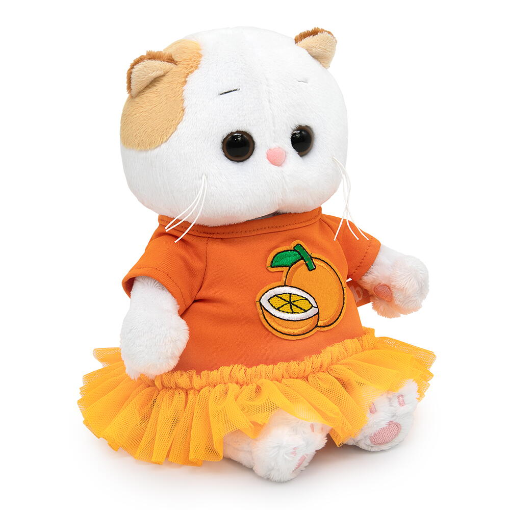 LB-138 Игрушка Кошечка Ли-Ли baby в платье с апельсином