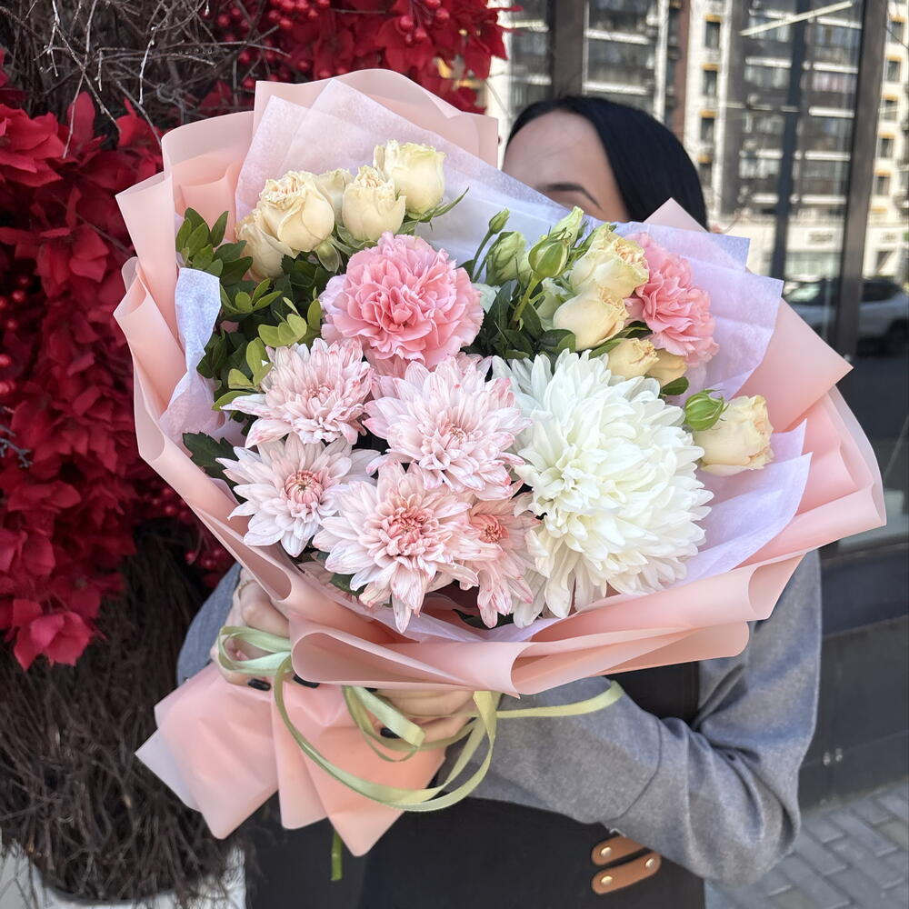 Нежный букет-комплимент 💗🌸