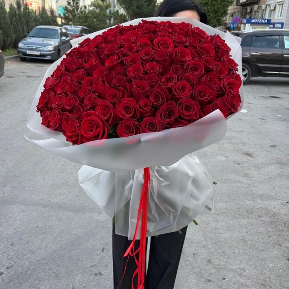 101 роза 80 см