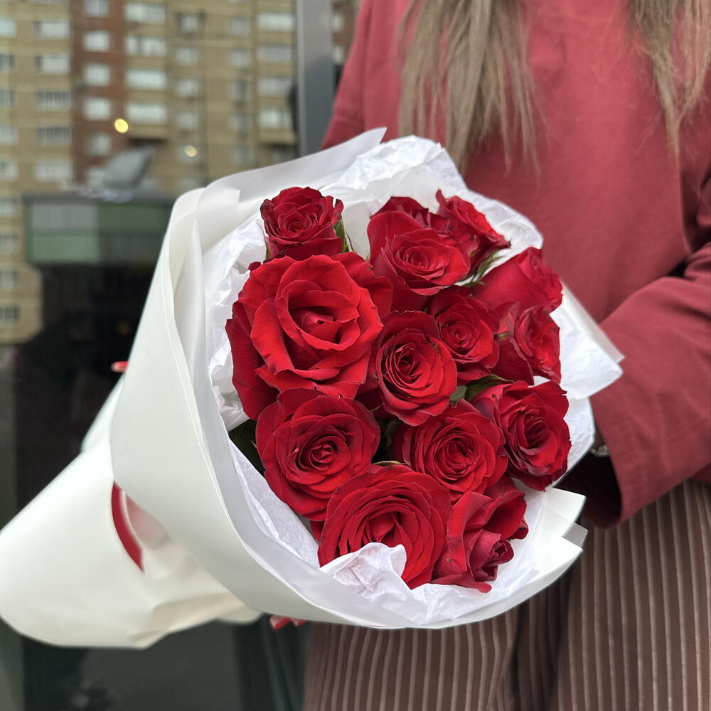 Букет из роз «Chanel»