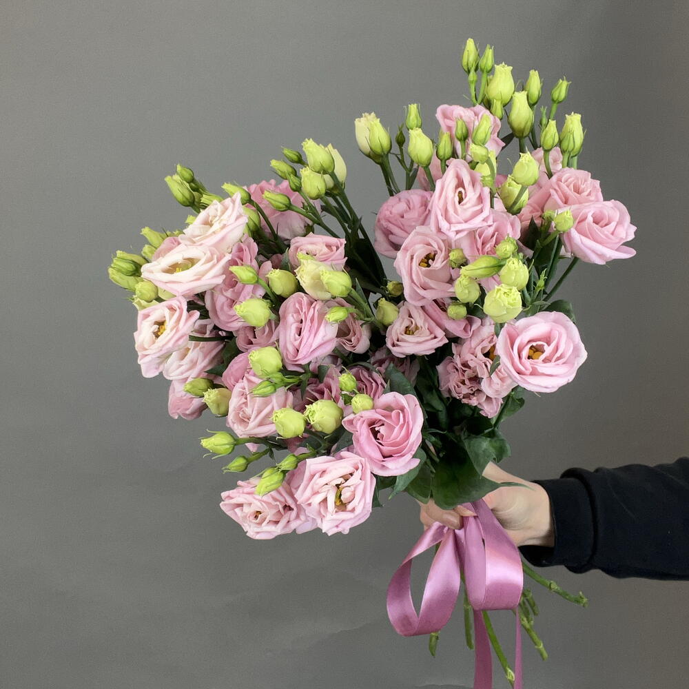 Монобукет 7 лизиантусов 🌸