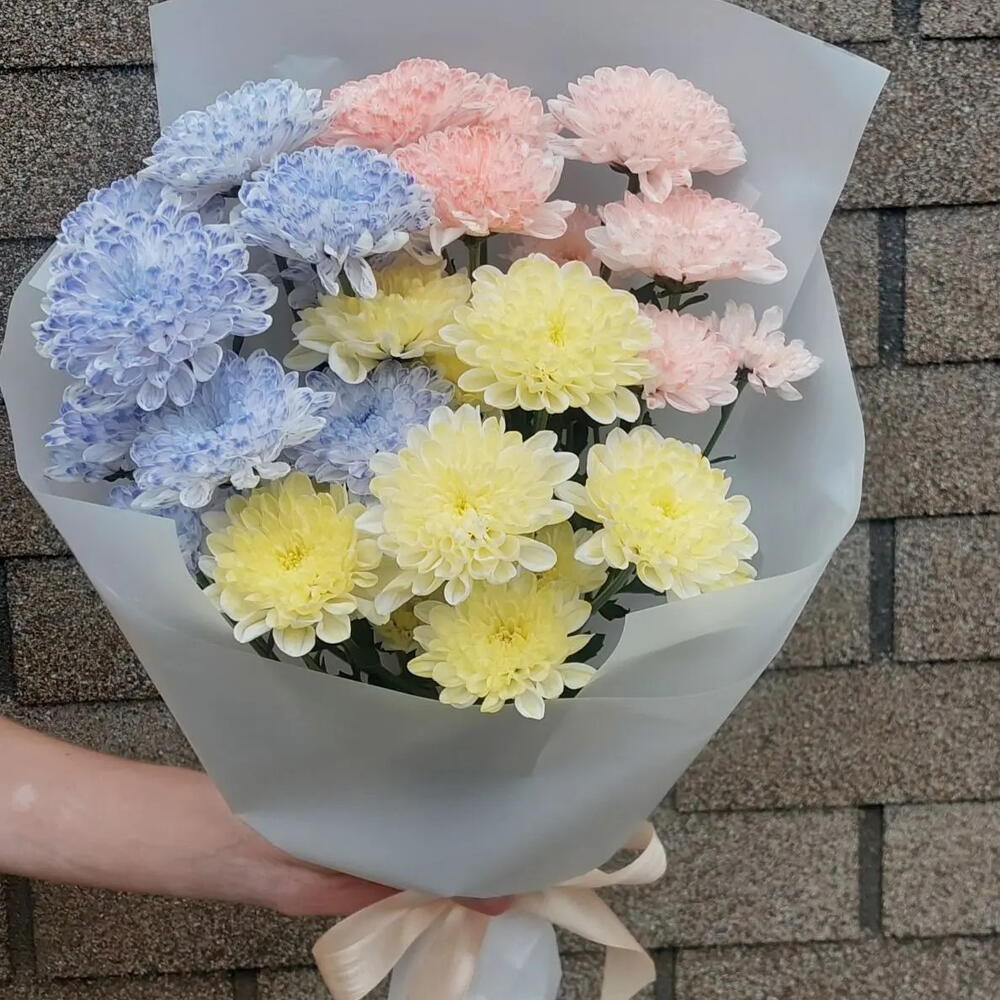 Комплимент из Кустовых хризантем