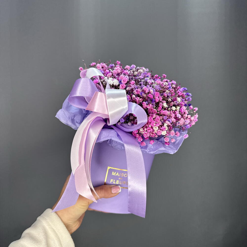 Лукошко с гипсофилами 🎀