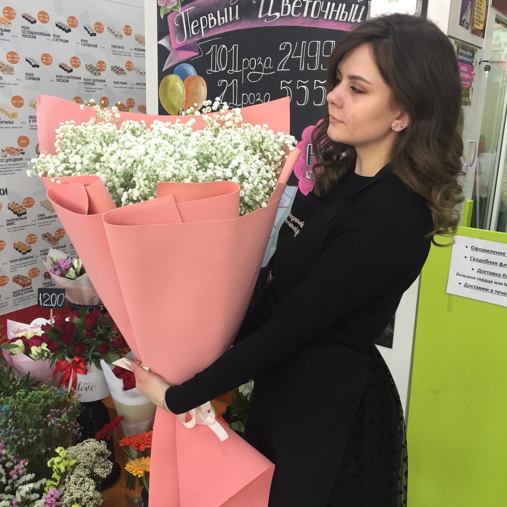 Букет из гипсофилы