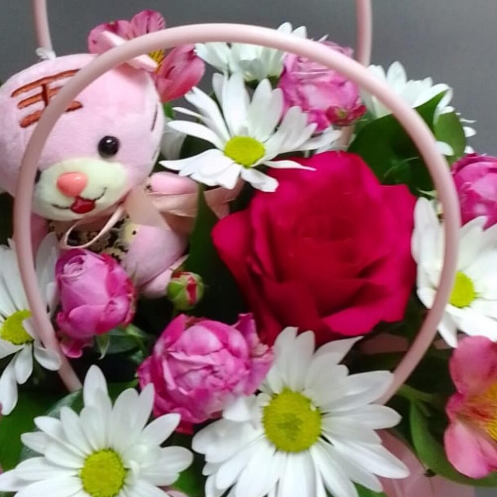 Цветы в коробке