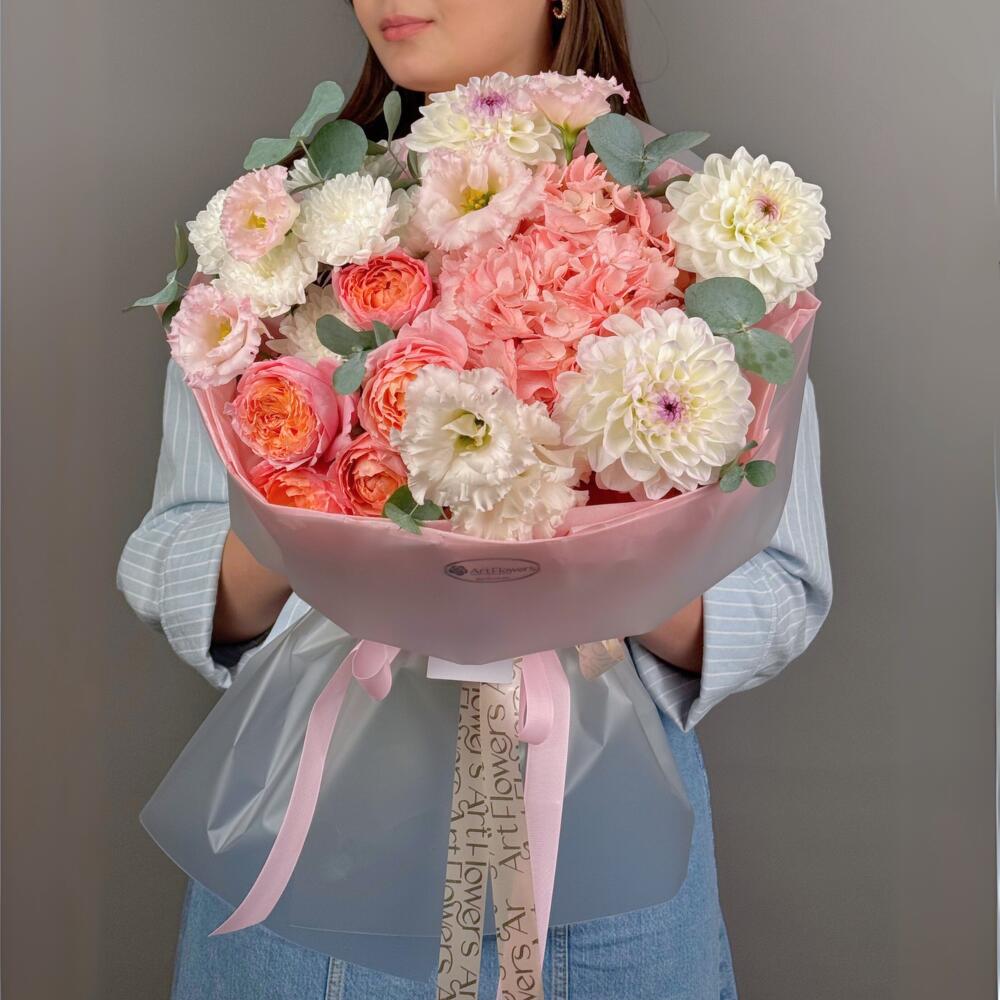Цветы Букет Art Flowers Персиковый поцелуй