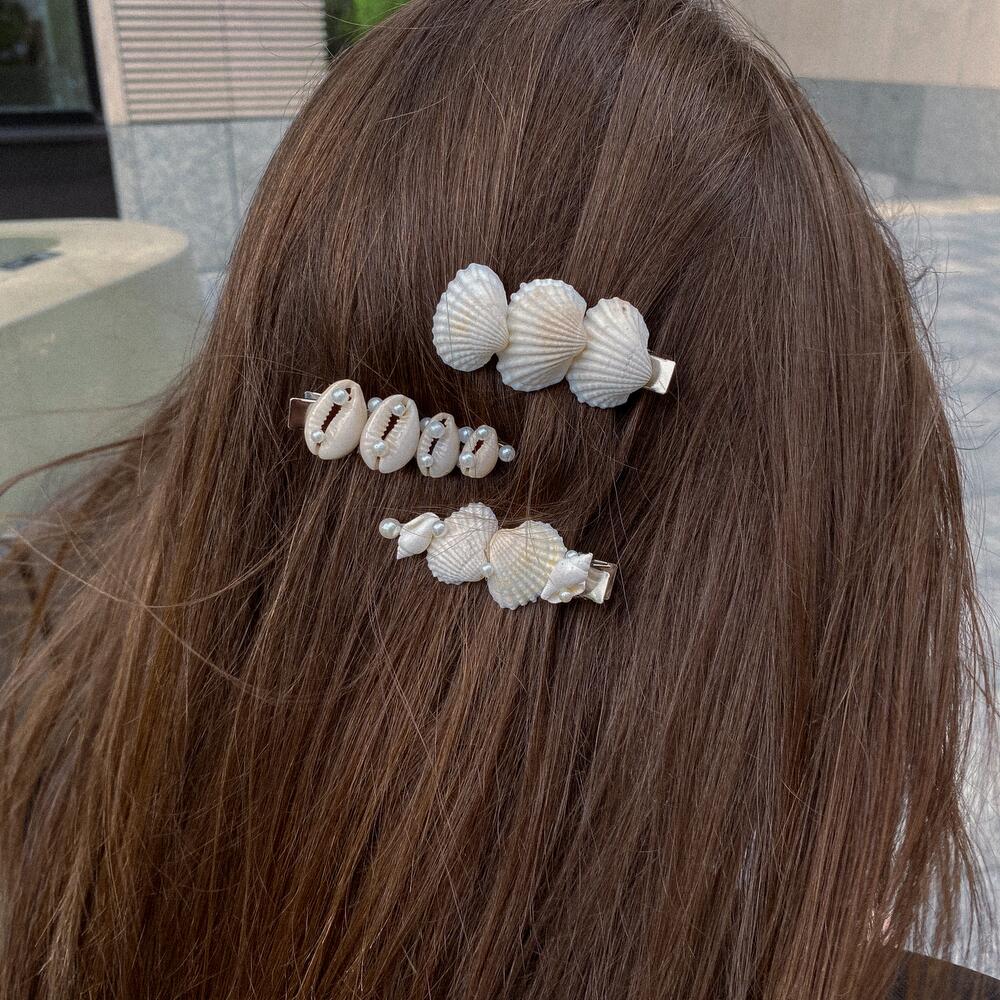 Заколки с ракушками 🐚