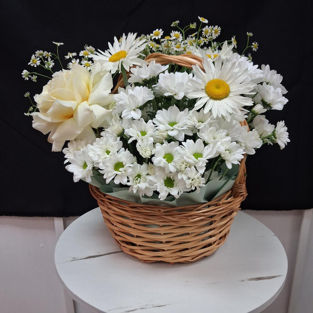 Корзина с Ромашкой
