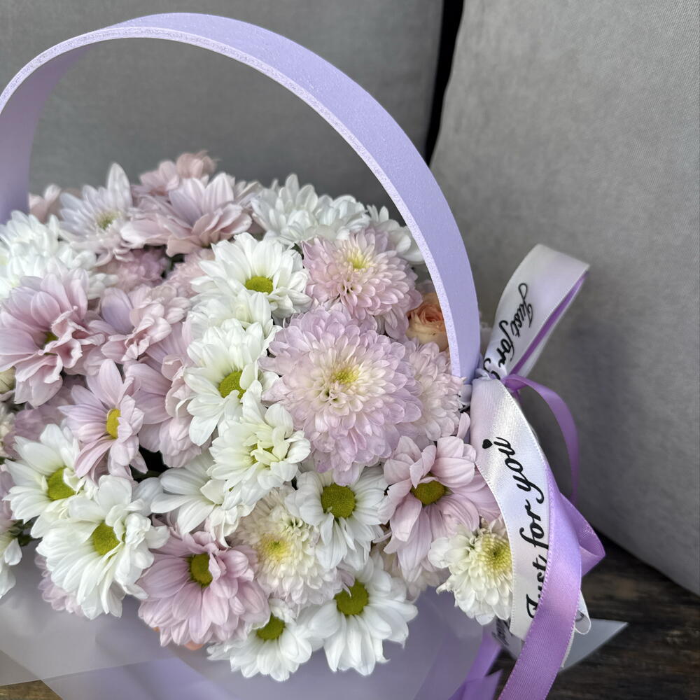 Корзинка сереневая радость 💜