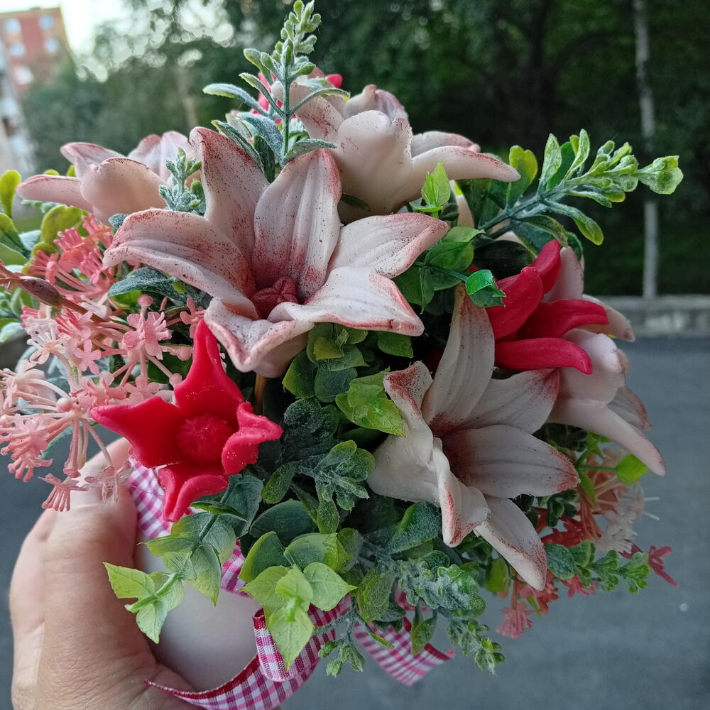 Мыльный букет для лучшего учителя