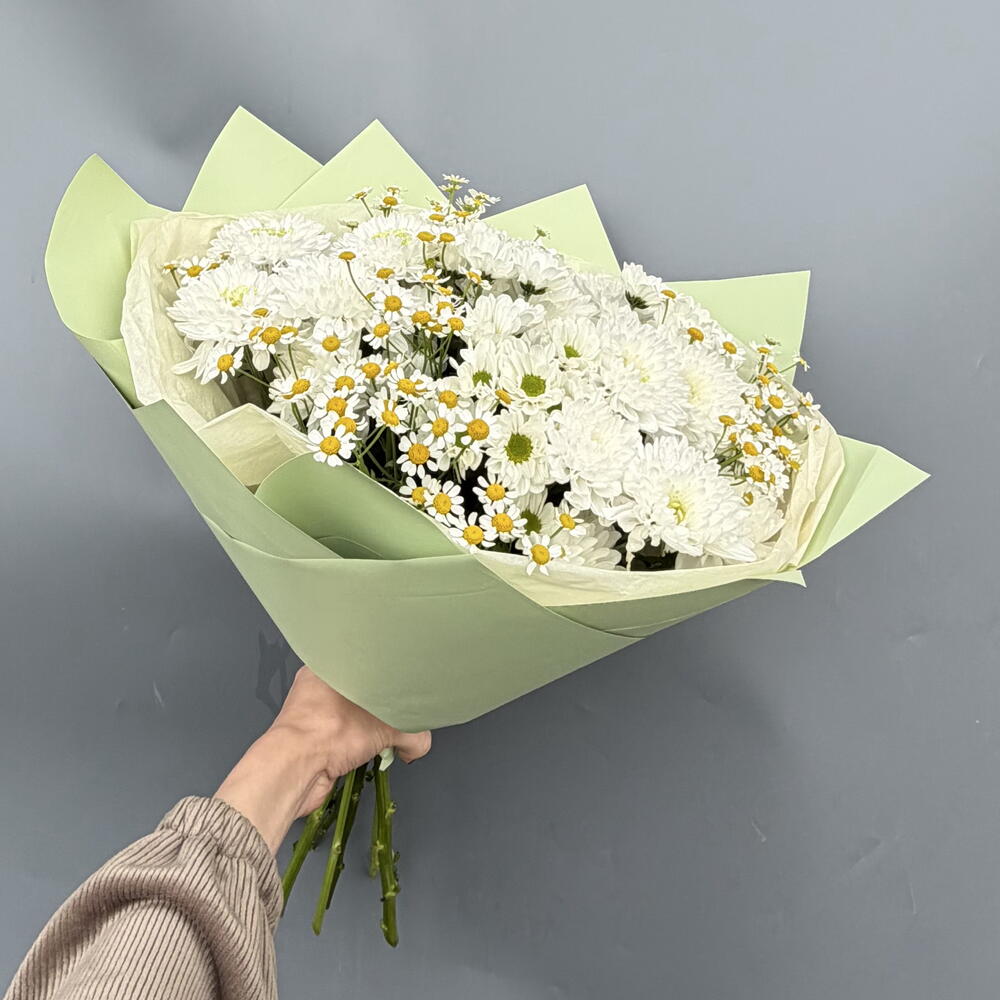 Букет с ромашками