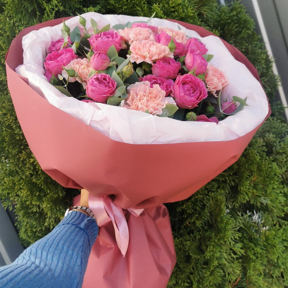 Мисти баблс и диантус💕