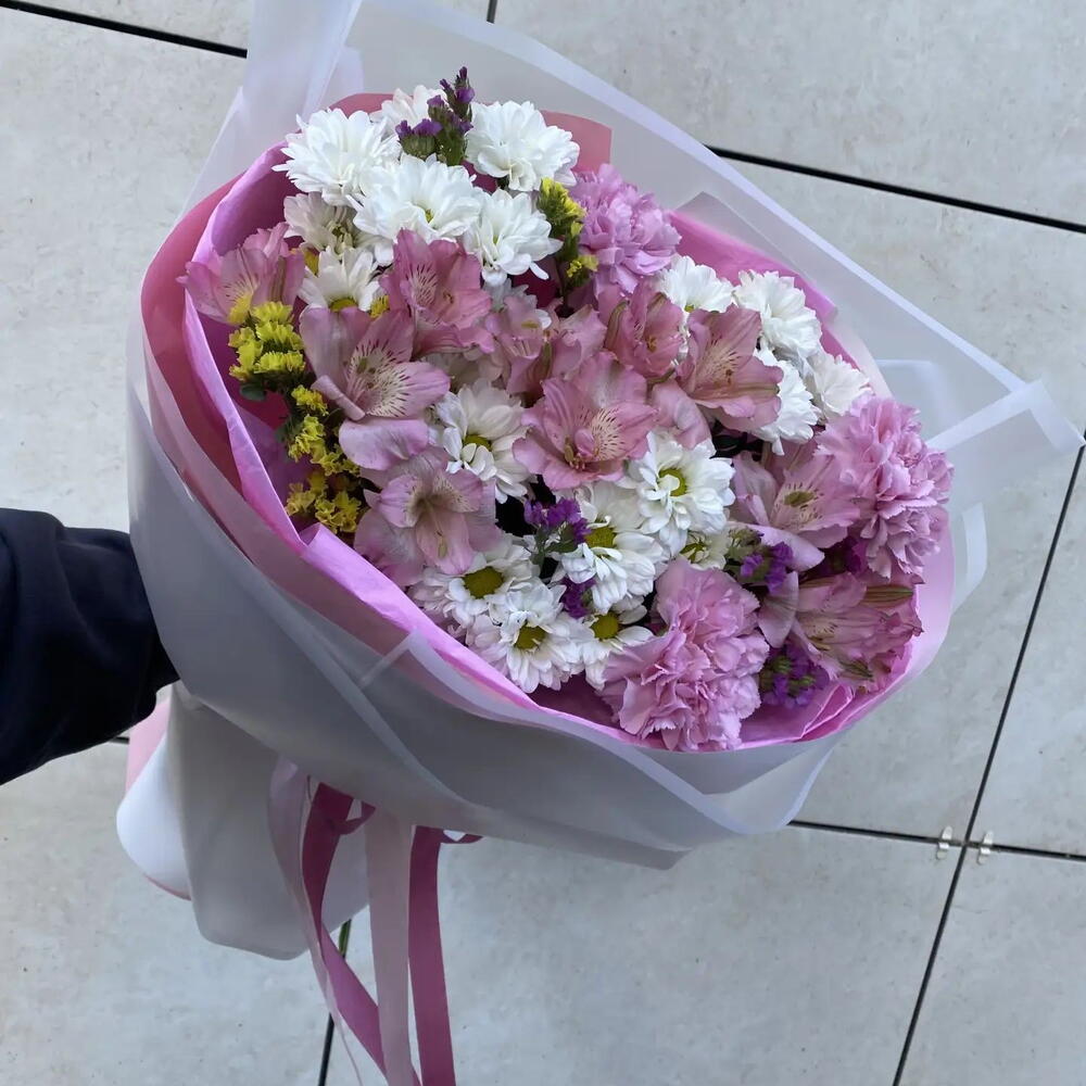 Розовый букет🌸