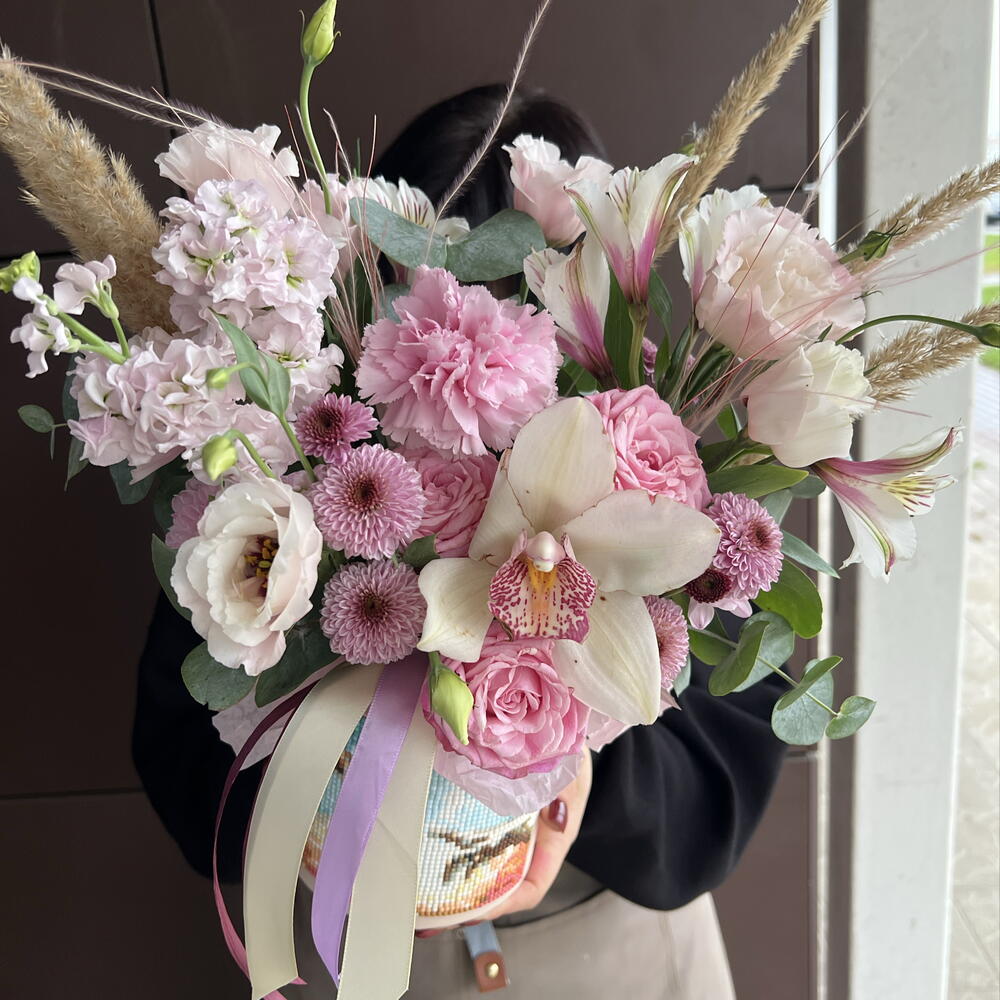 Коробка с цветами