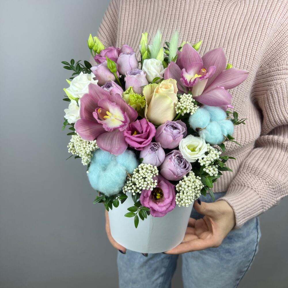 Цветочная коробка Эйфория