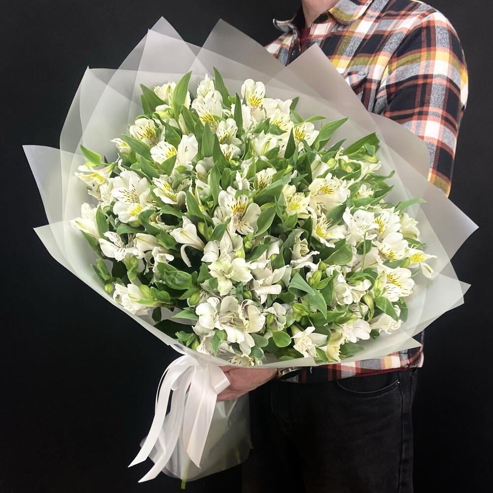 29 Альстромерий белые