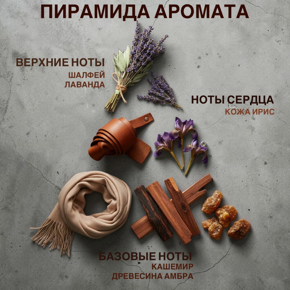 Свеча ароматическая Обсидиан, деревянный фитиль