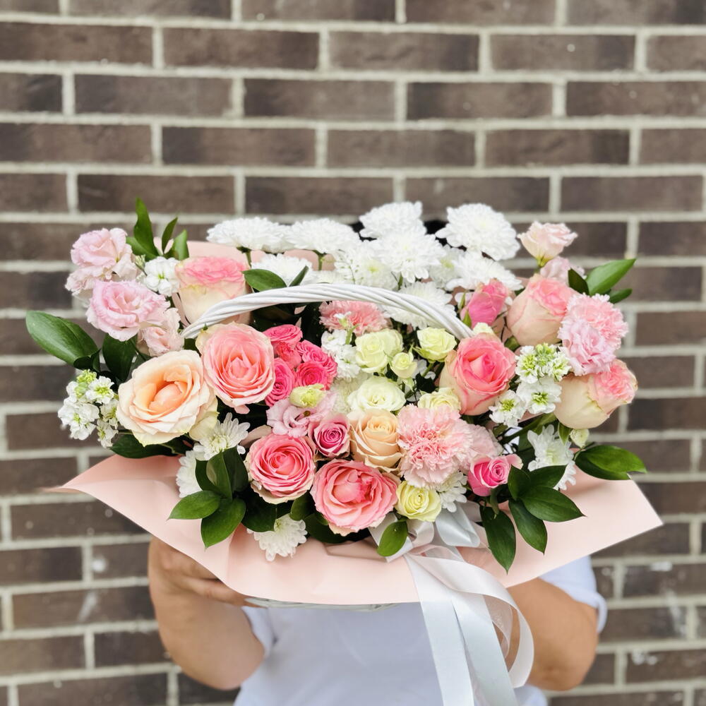 Корзина с цветами  9:8