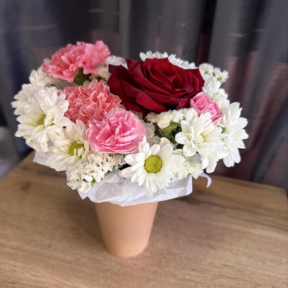 Стаканчик с розой 🌹