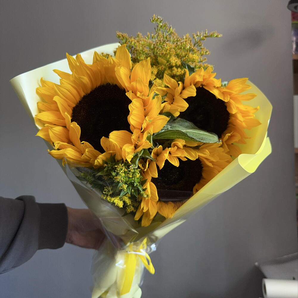 Букет подсолнухи 🥰