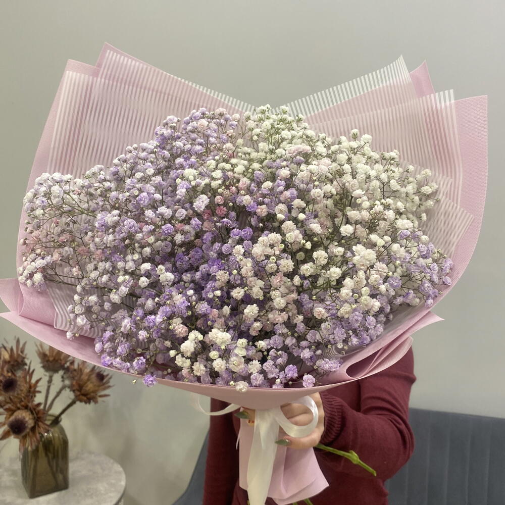 Букет гипсофил 💗💜