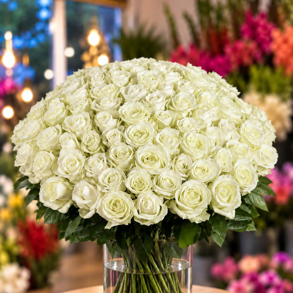 Белые розы 🌹