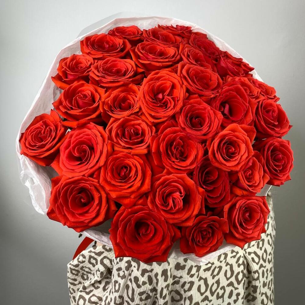 🌹 Букет от Flowersgift из 35 красных роз ▪️ 5