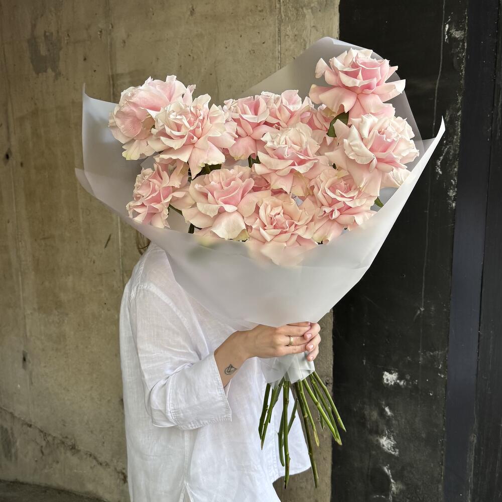 French roses big bouquet