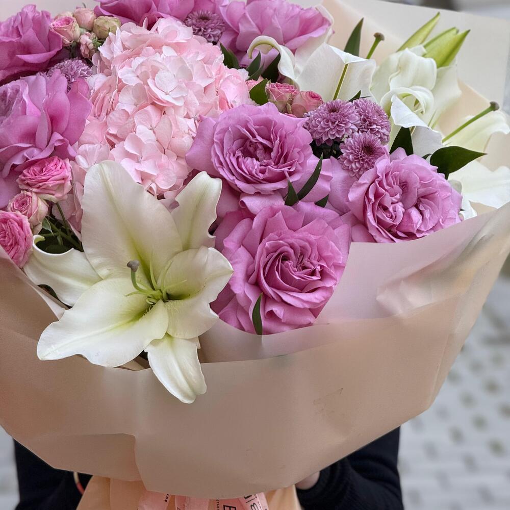 Lily roza buket