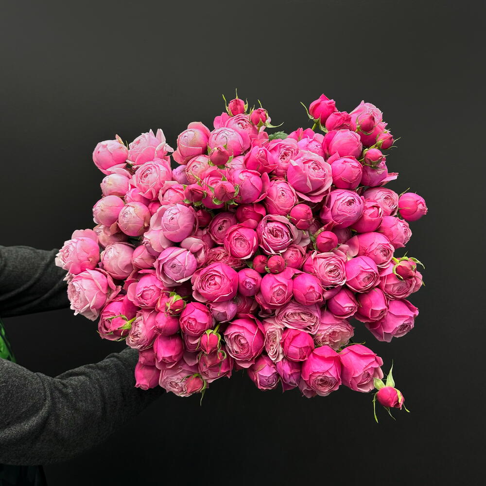 Кустовые розы Silva Pink