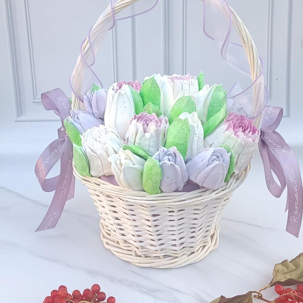 Зефир в корзине из лозы