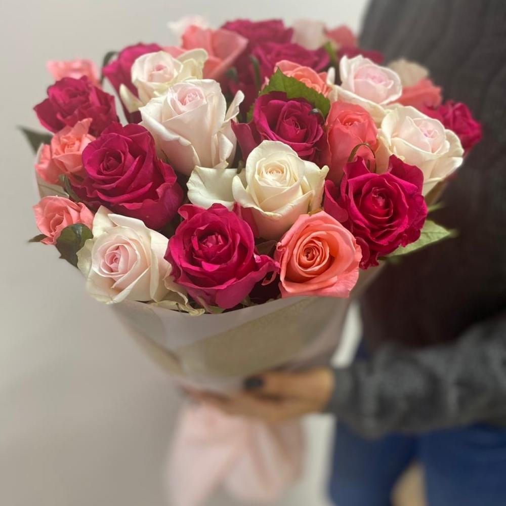 Розы Эквадор микс 21шт