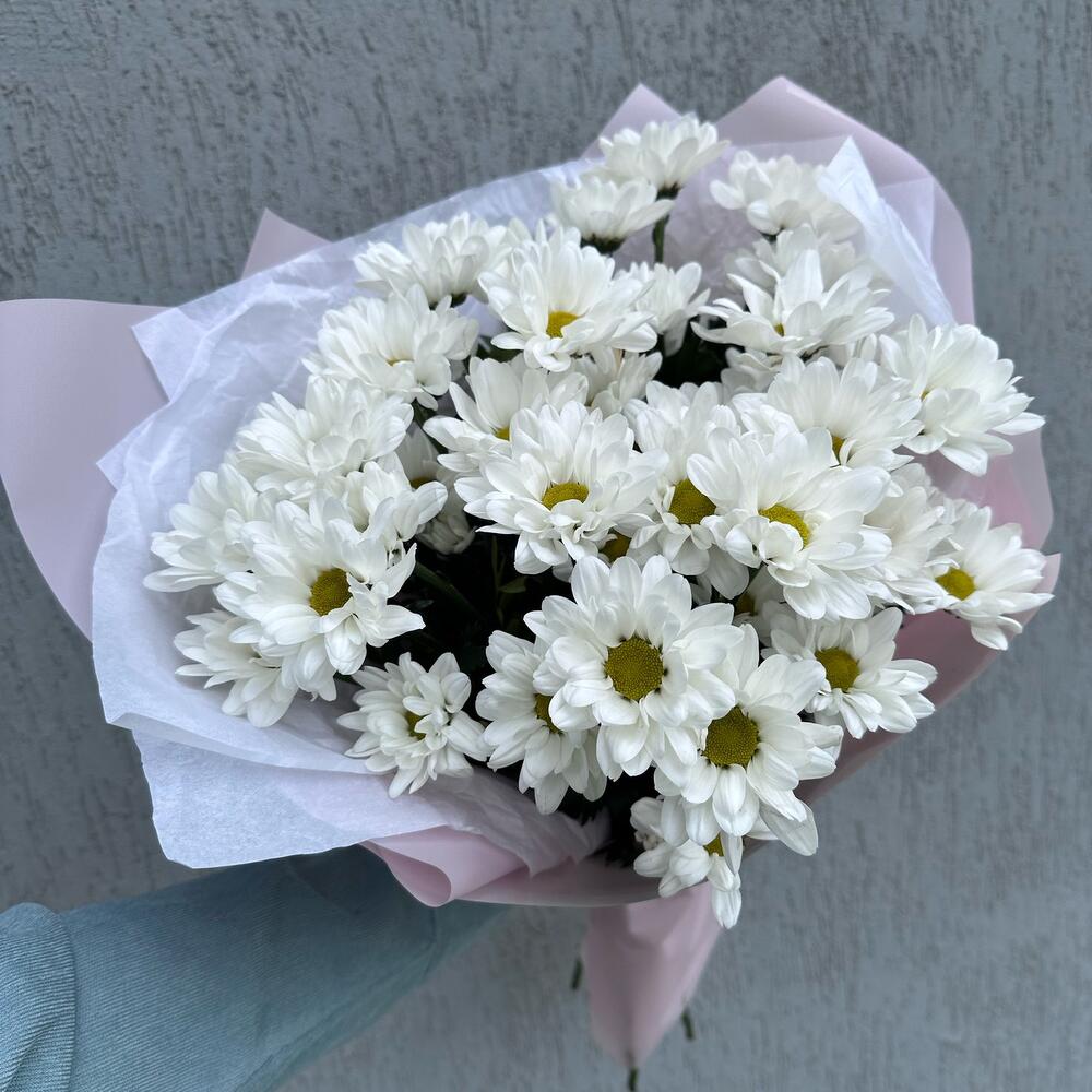 Букет из кустовых хризантем
