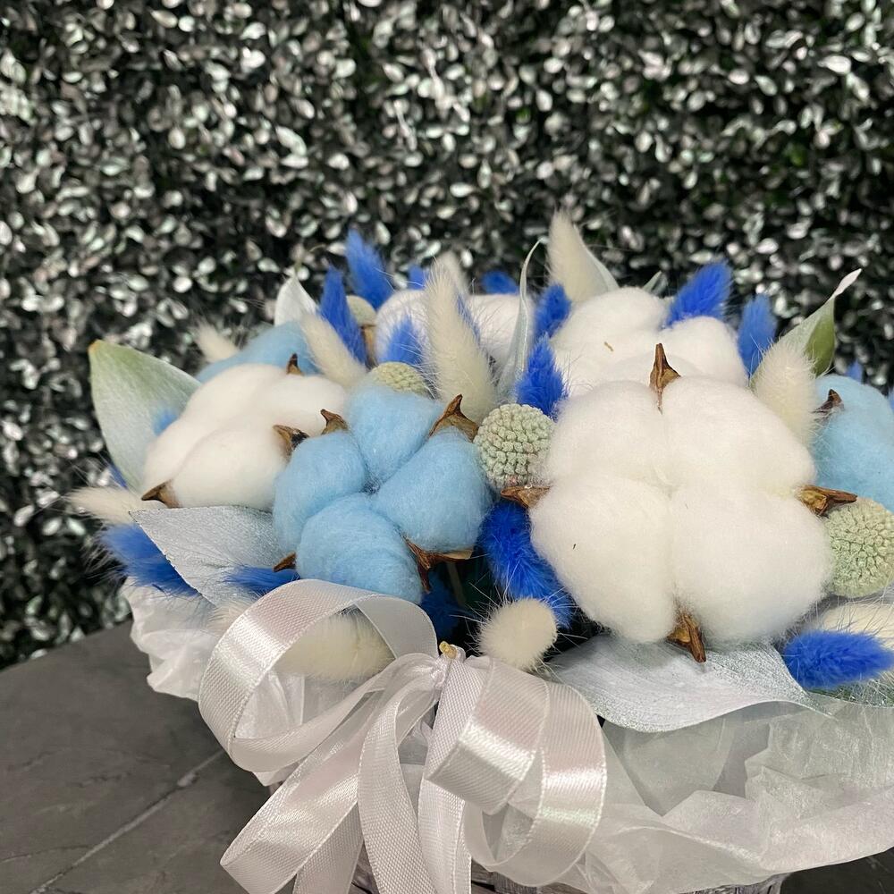 Корзина с сухоцветами💙