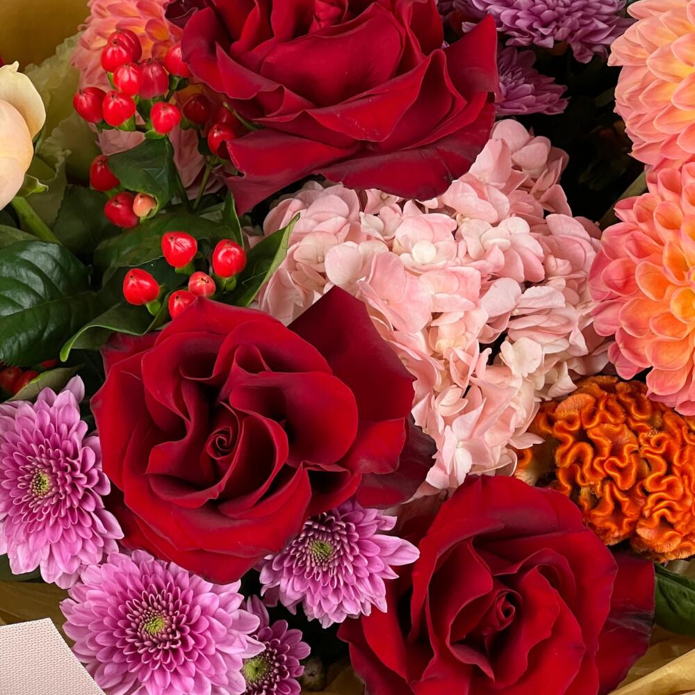 Цветы Букет Art Flowers Тёплый Октябрь