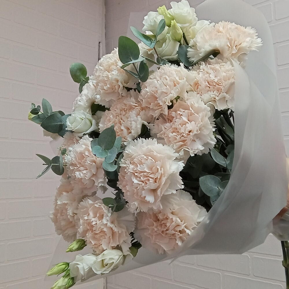 Пудровый Диантус м Эустома🌸🌸🌸