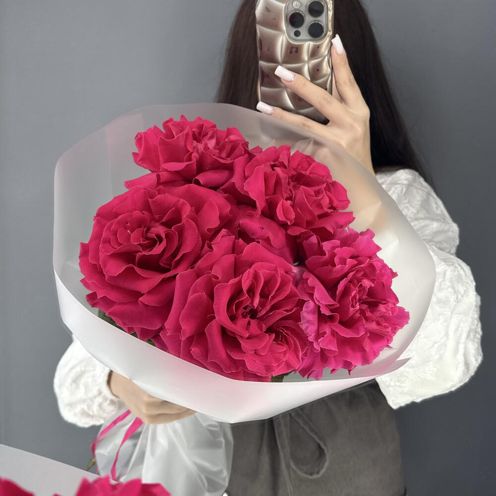 МОНОБУКЕТ из Французской Розы🥐 Фул Монти🎀