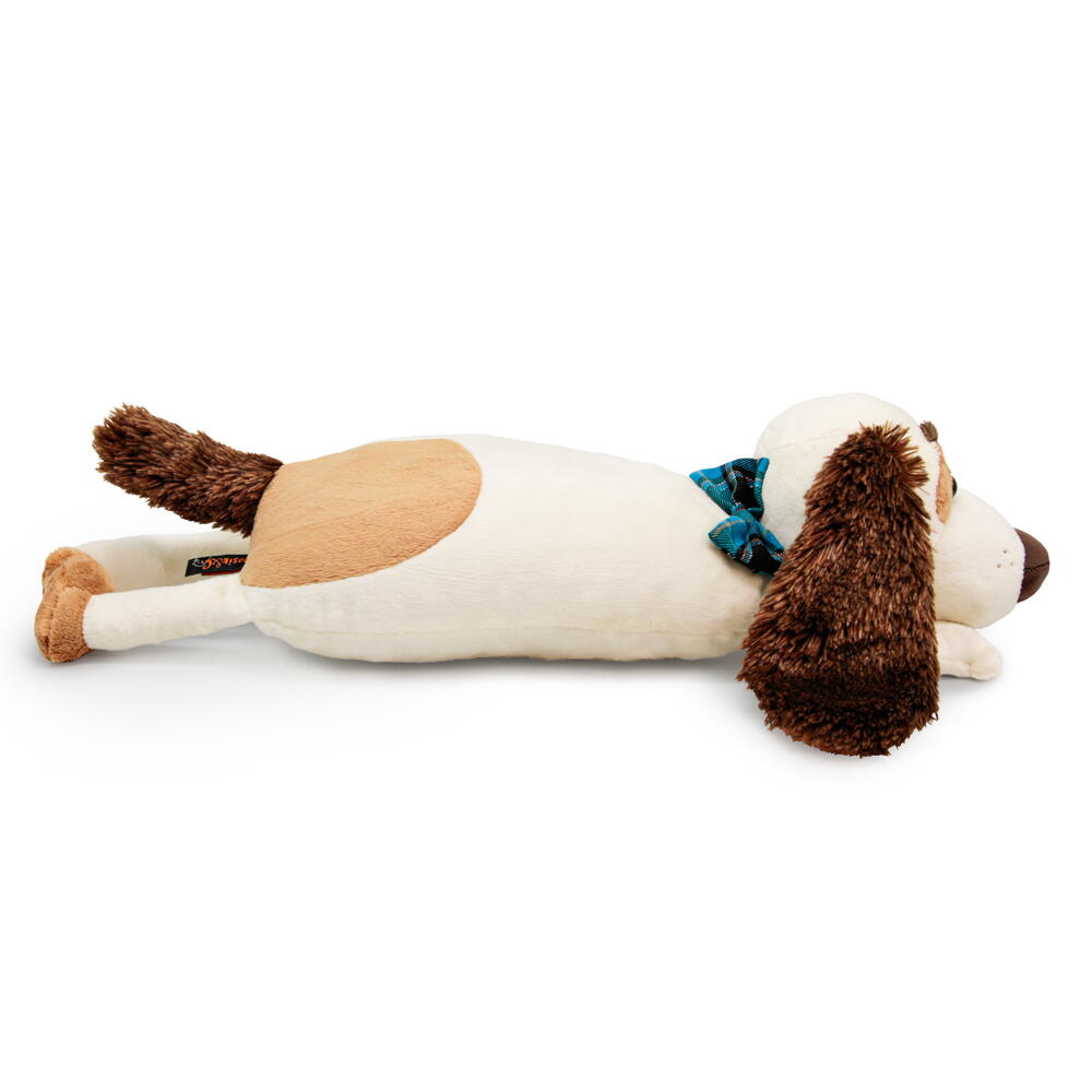 Bartp47-057 Игрушка Собака Бартоломей с бантом (лежачий)