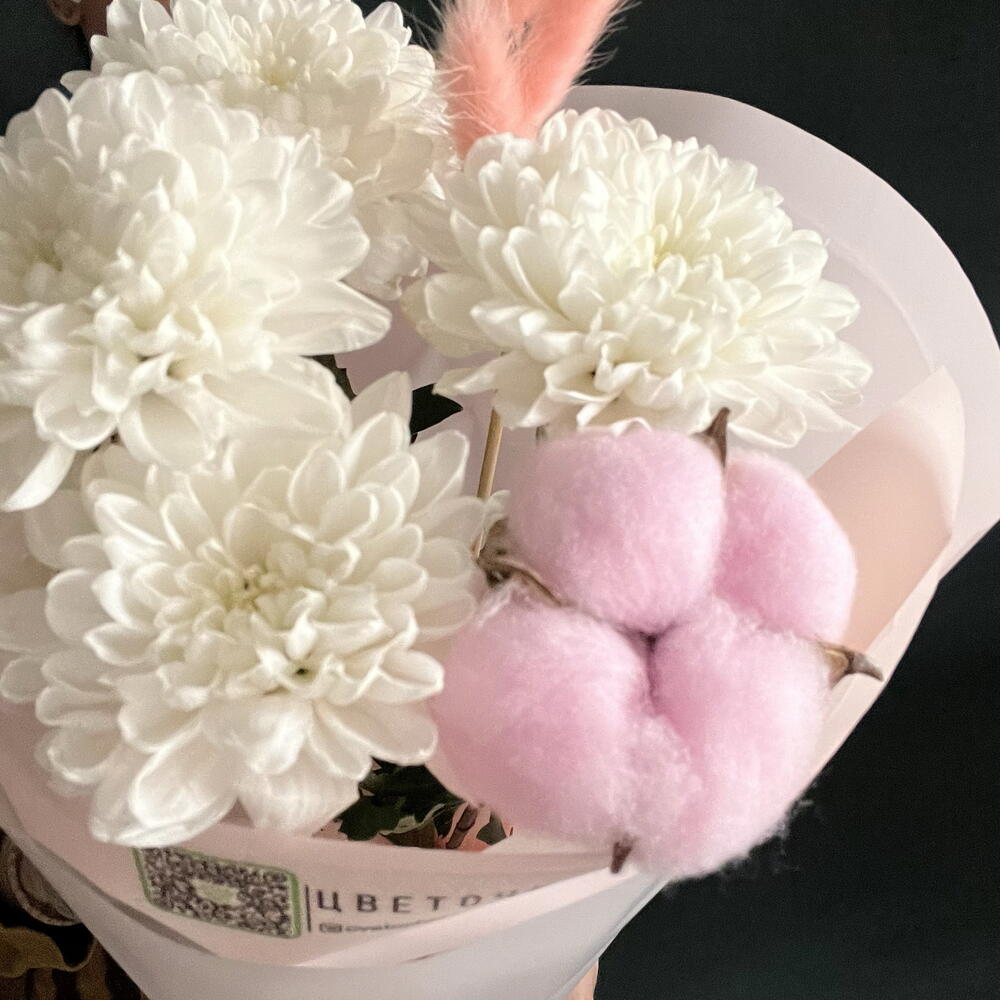 Букет комплимент из хризантемы💗