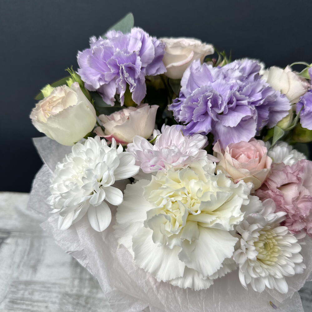 Композиция с диантусами💜