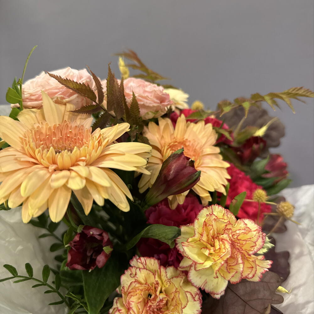 Осенний букет с герберай