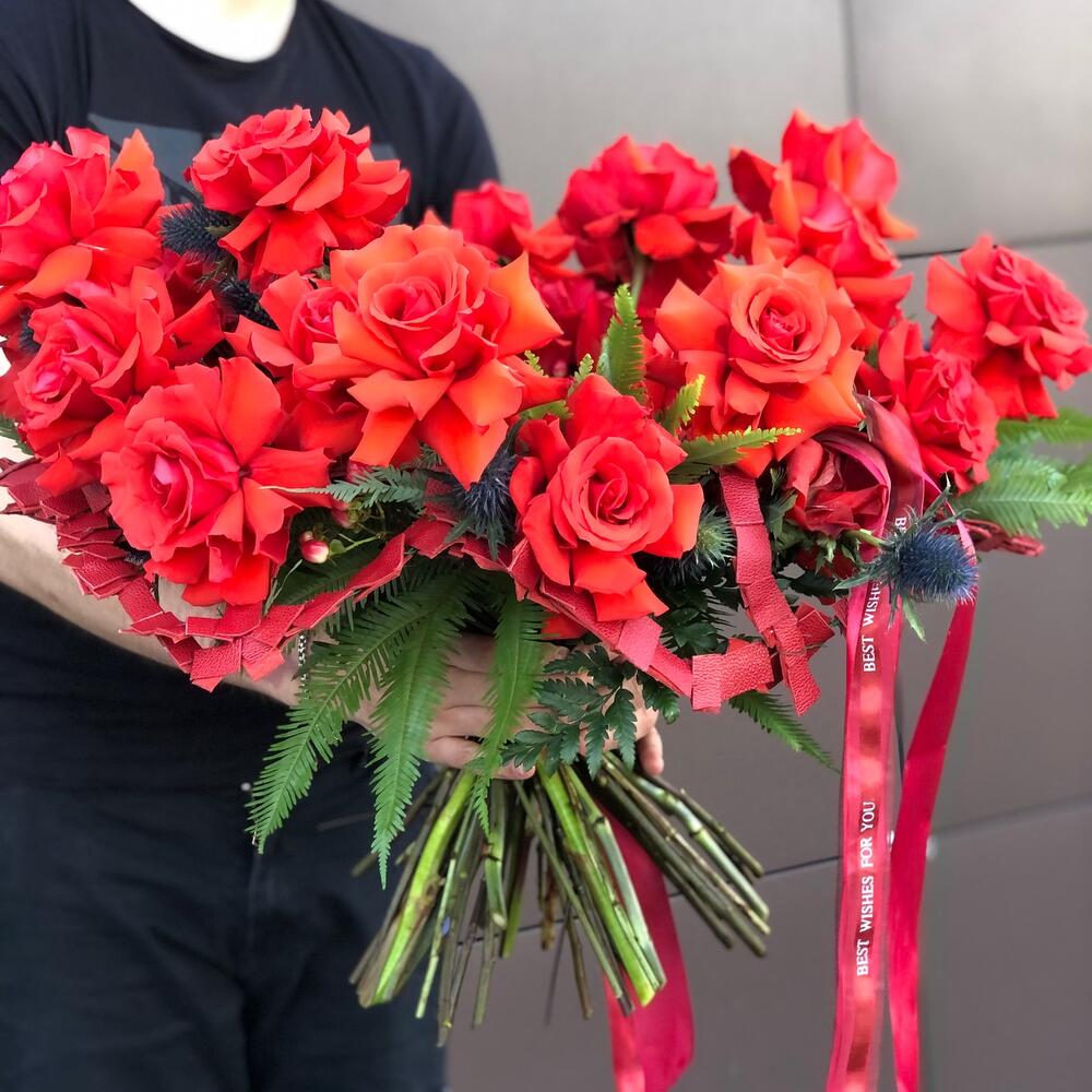 Букет на каркасе из кожи, Цветы и подарки в Санкт-Петербурге, купить по ...