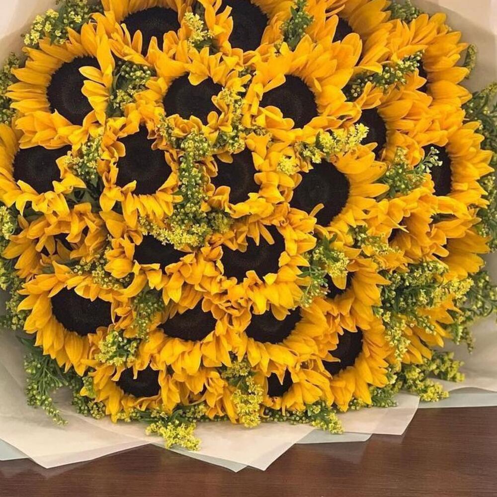 Подсолнух с лимониумом