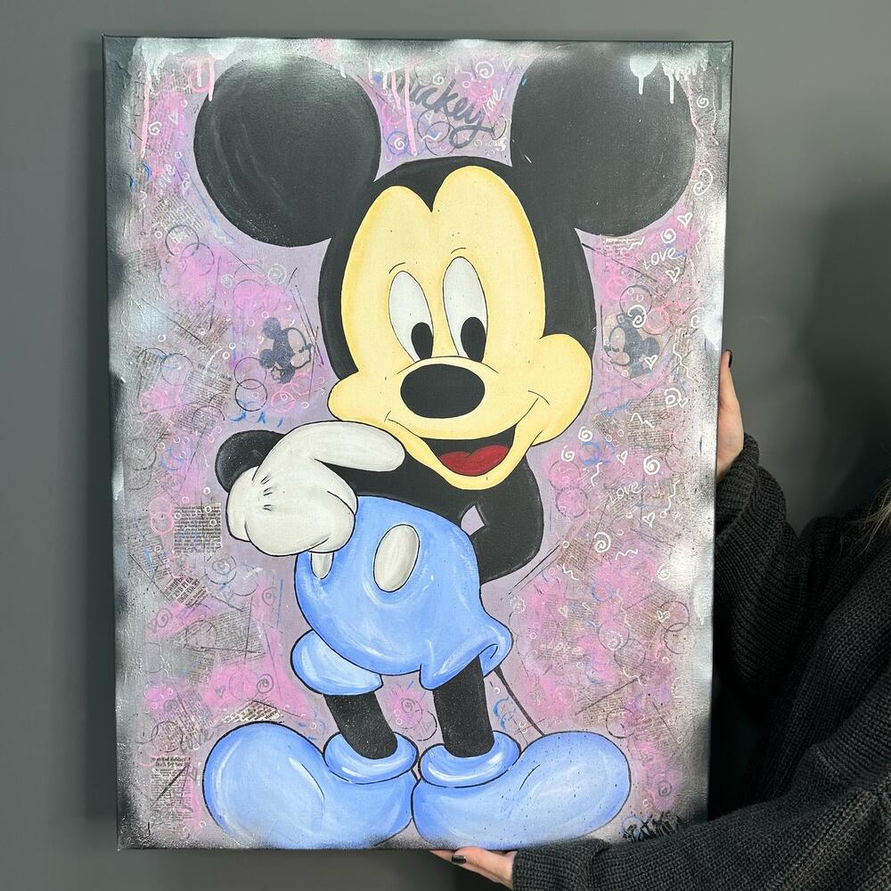Mickey Mouse pop art painting
