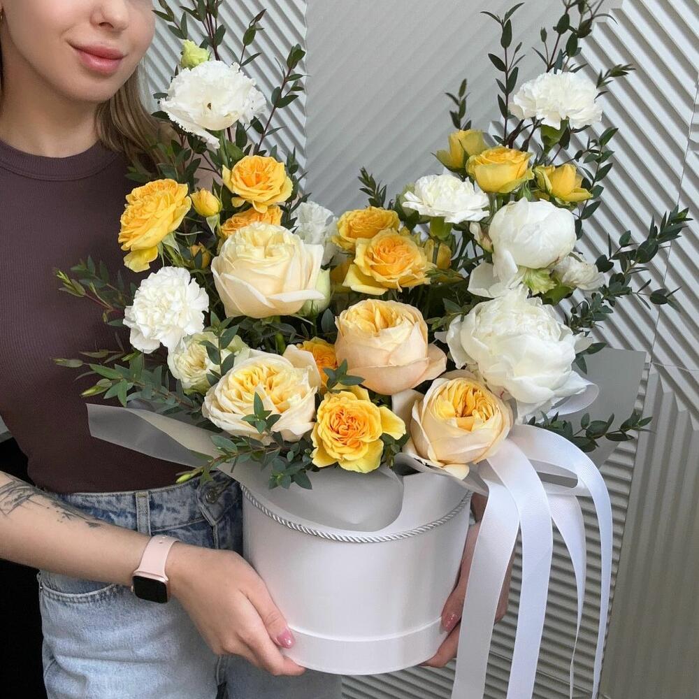 Цветы в коробке