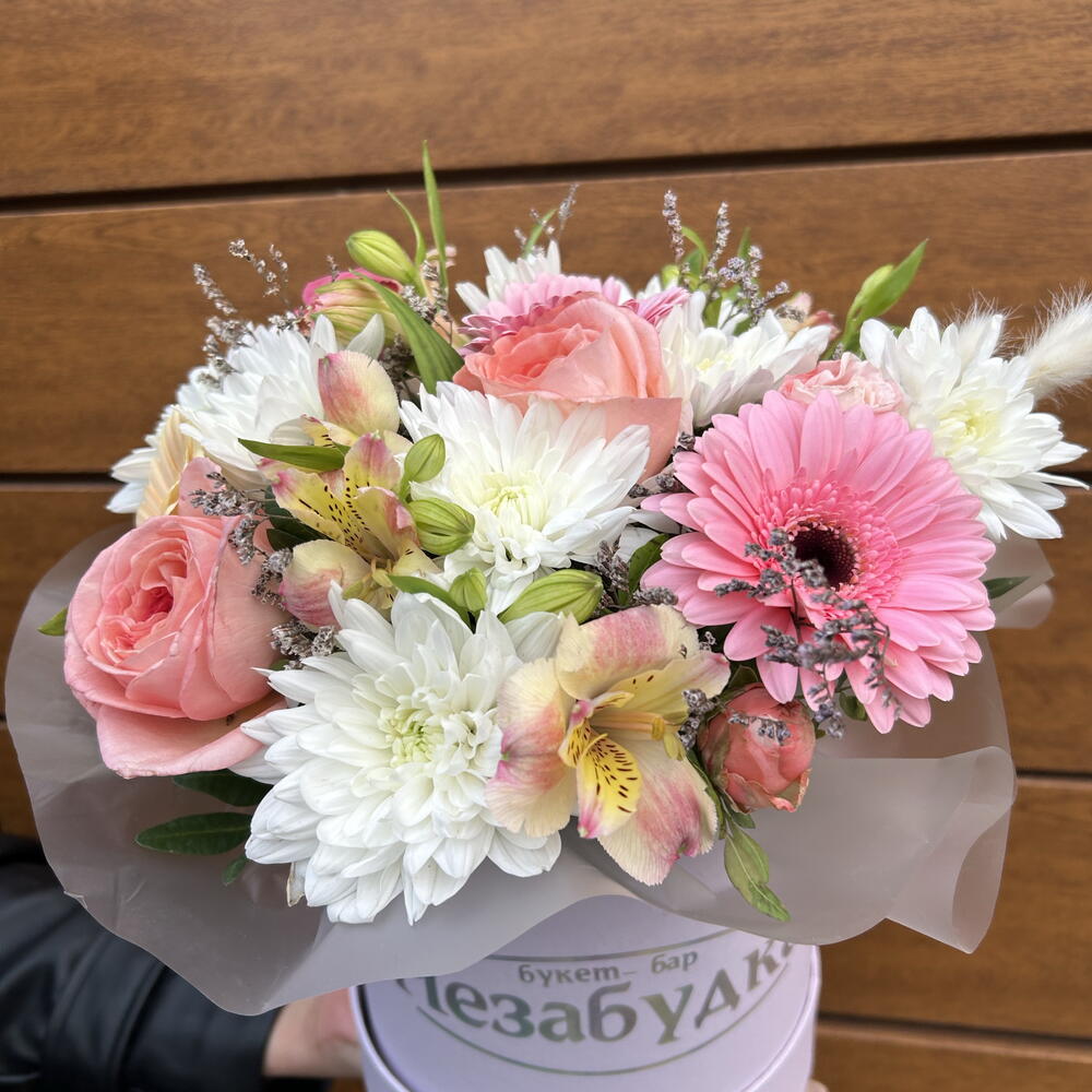 Цветы в коробке 🌸